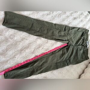 Old Navy Rockstar super Skinny Olive Green Cargo Pants